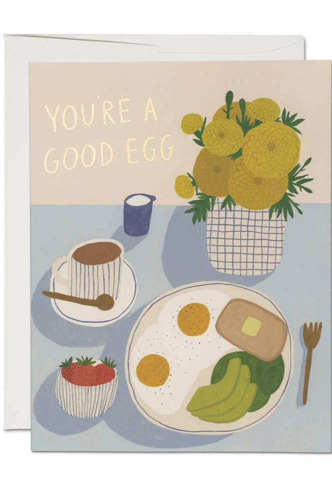 You're A Good Egg Encouragement Card