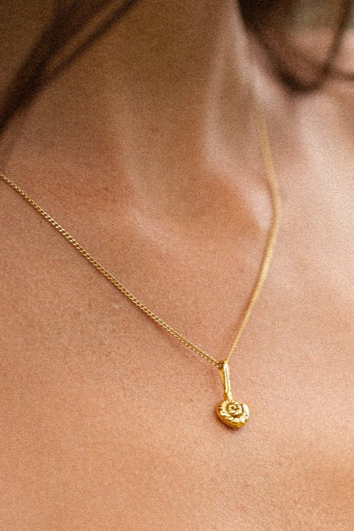 We Are The Sea Necklace, Gold