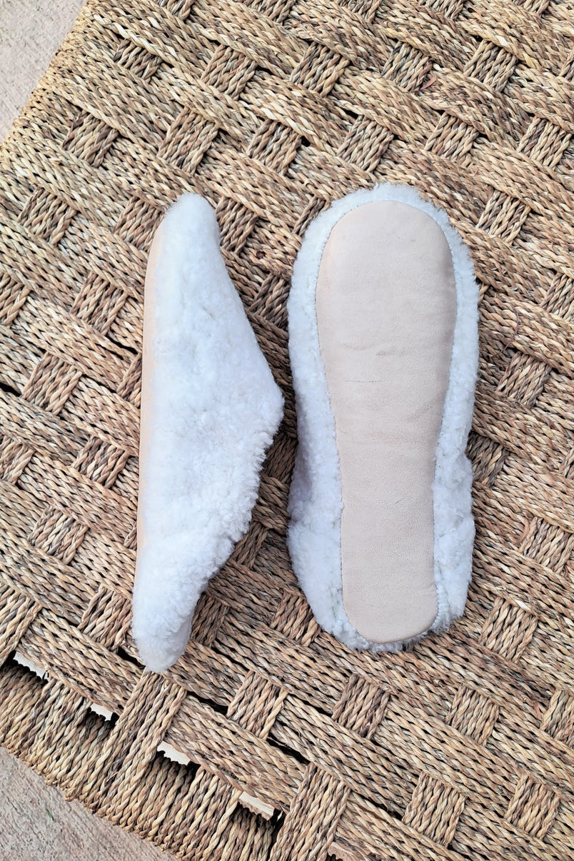 Sheepskin Babouche Slippers