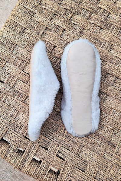 Sheepskin Babouche Slippers