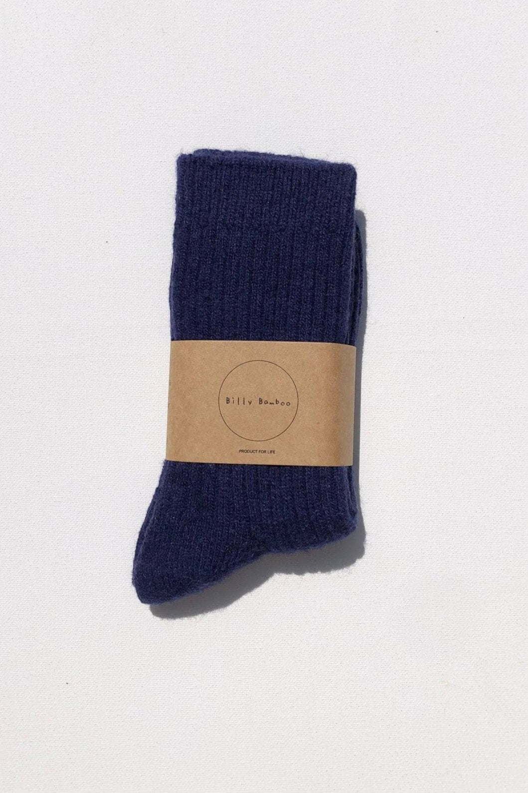 Iceland Wool Socks, Navy