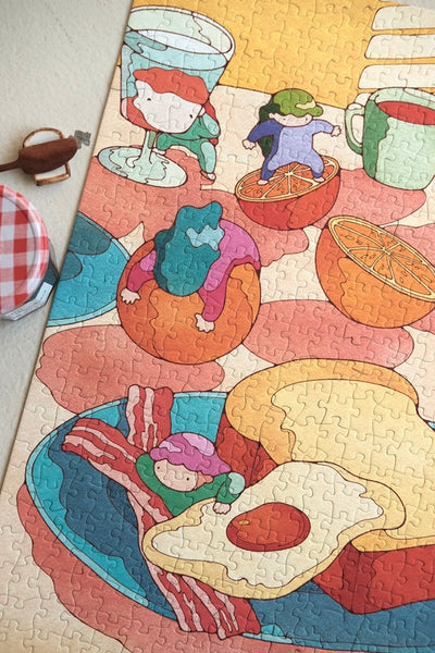 Asami Watanabe Breakfast Party 500 Piece Puzzle