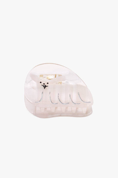Cute White Dog Hair Claw