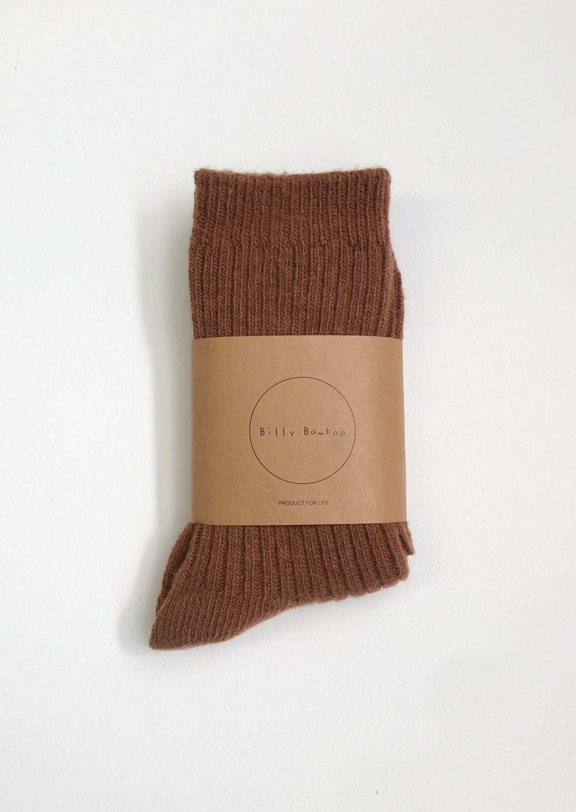 Iceland Wool Socks, Brown
