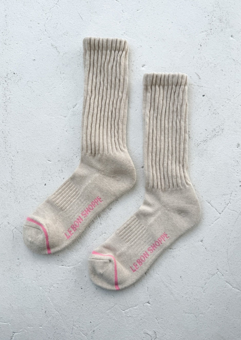 Ballet Socks, Oatmeal