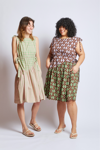 Athena Dress, Hudson Stripe Chex