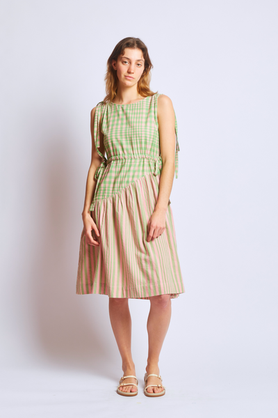Athena Dress, Hudson Stripe Chex