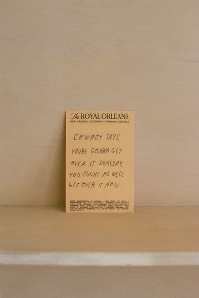 Cowboy Says Art Print