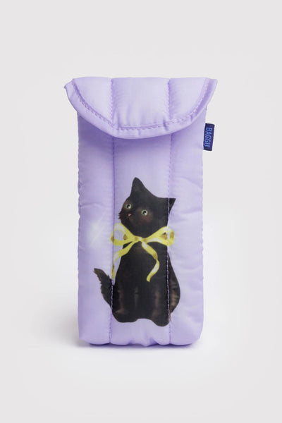 Puffy Glasses Sleeve, Fancy Cats