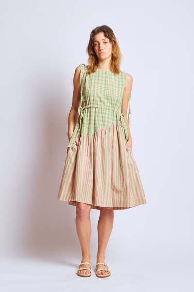 Athena Dress, Hudson Stripe Chex