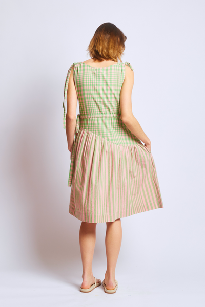 Athena Dress, Hudson Stripe Chex