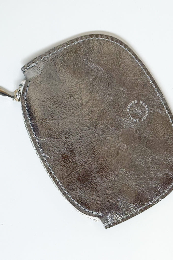 Pebble Pouch, Silver