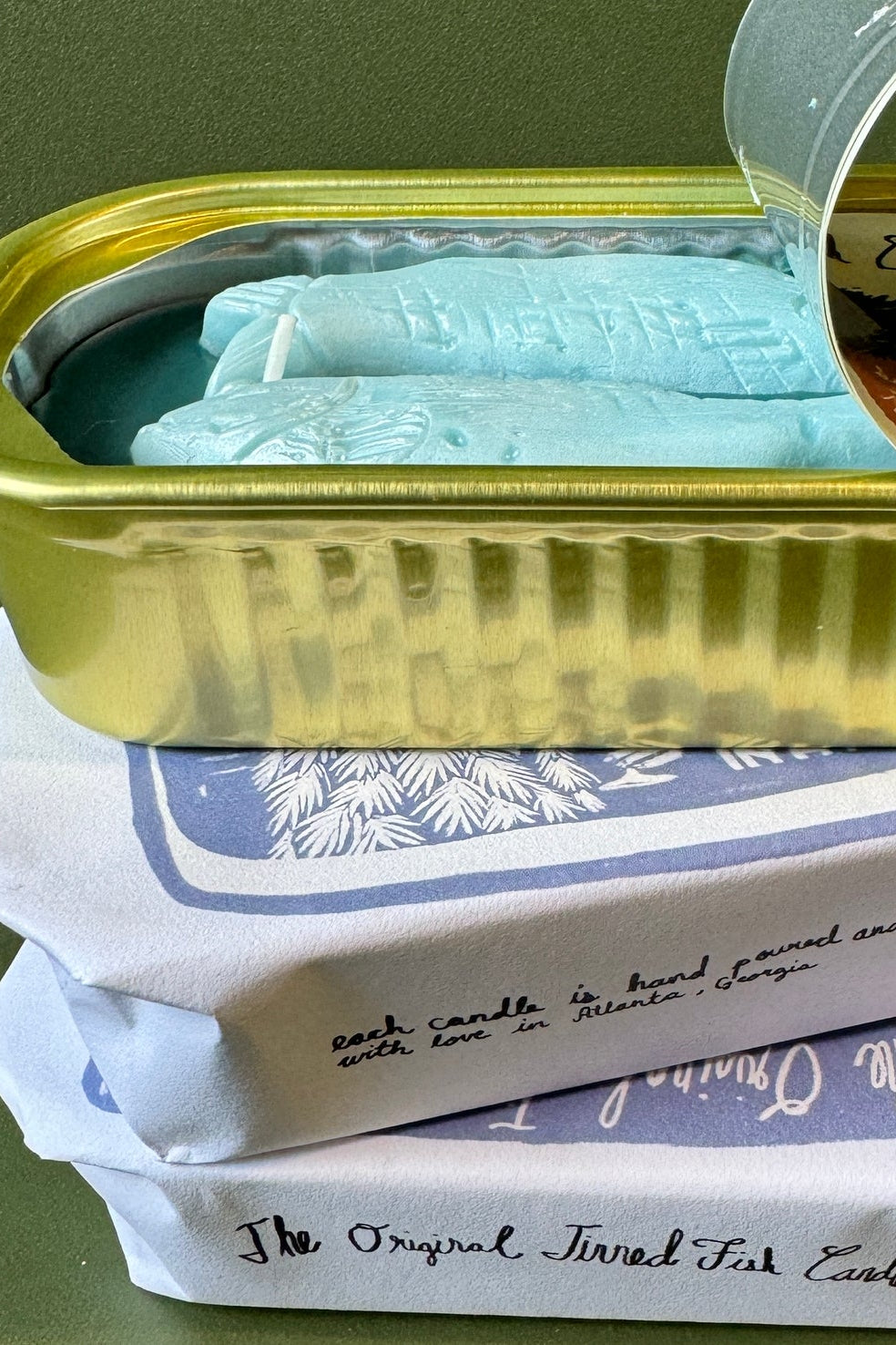 Tinned Fish Candle, Juniper & Fir