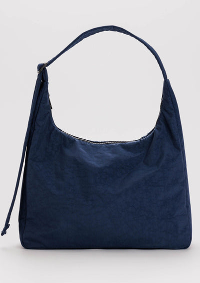 Nylon Shoulder Bag, Navy