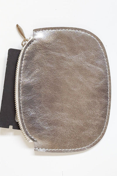 Pebble Pouch, Silver