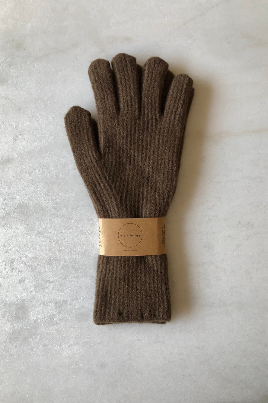 Wool Gloves, Brown