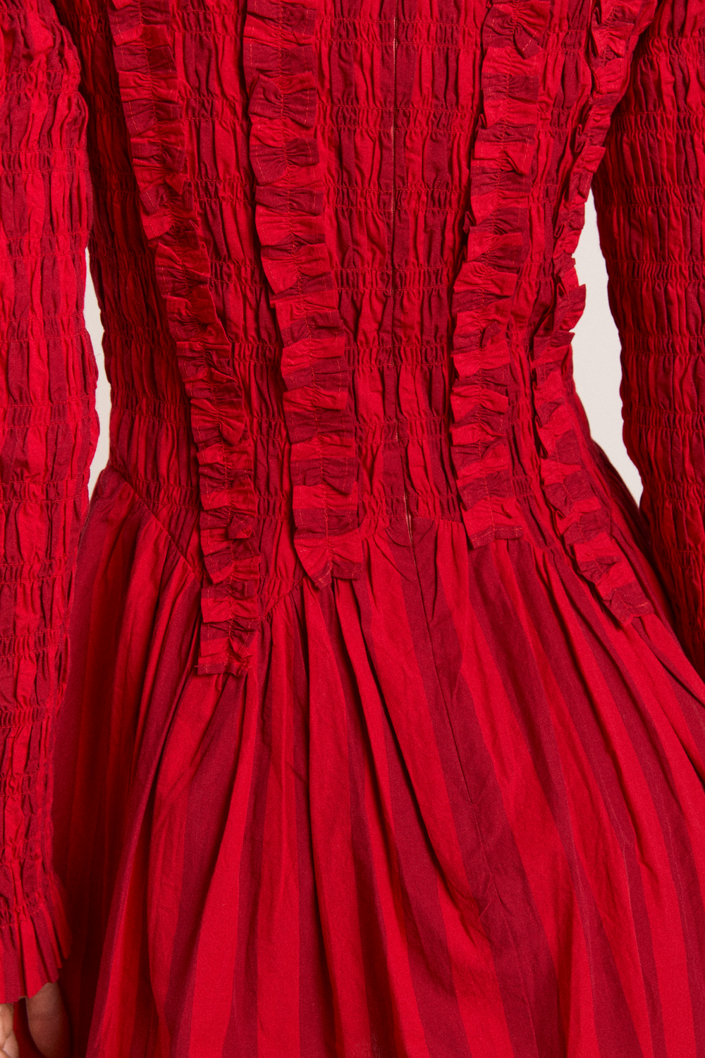 Raphaela Mini Dress, Red Stripe