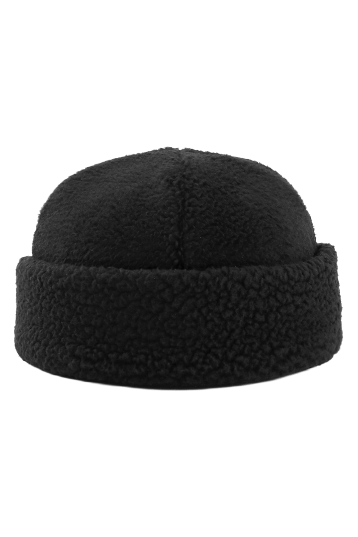 Sherpa Fleece Toque, Black