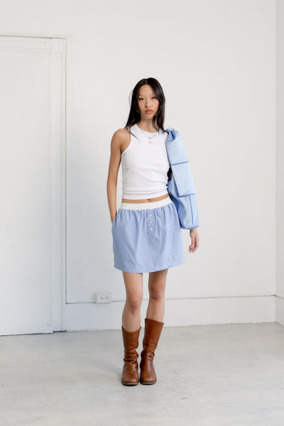 Boxer Skirt, Porter Stripe