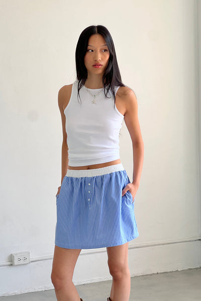 Boxer Skirt, Porter Stripe