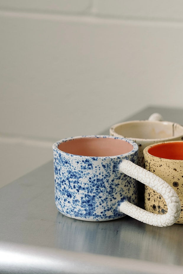 Blue Freckle Mug