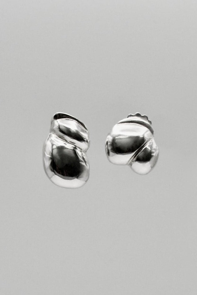 Camille Earrings, Silver