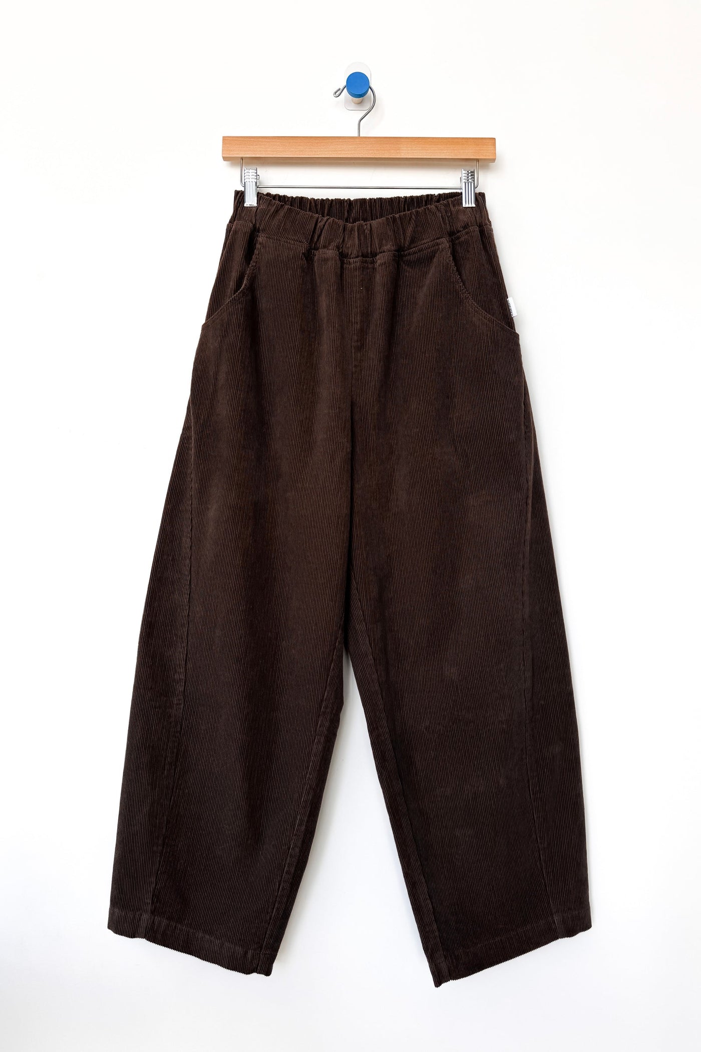 Corduroy Arc Pants, Chocolate