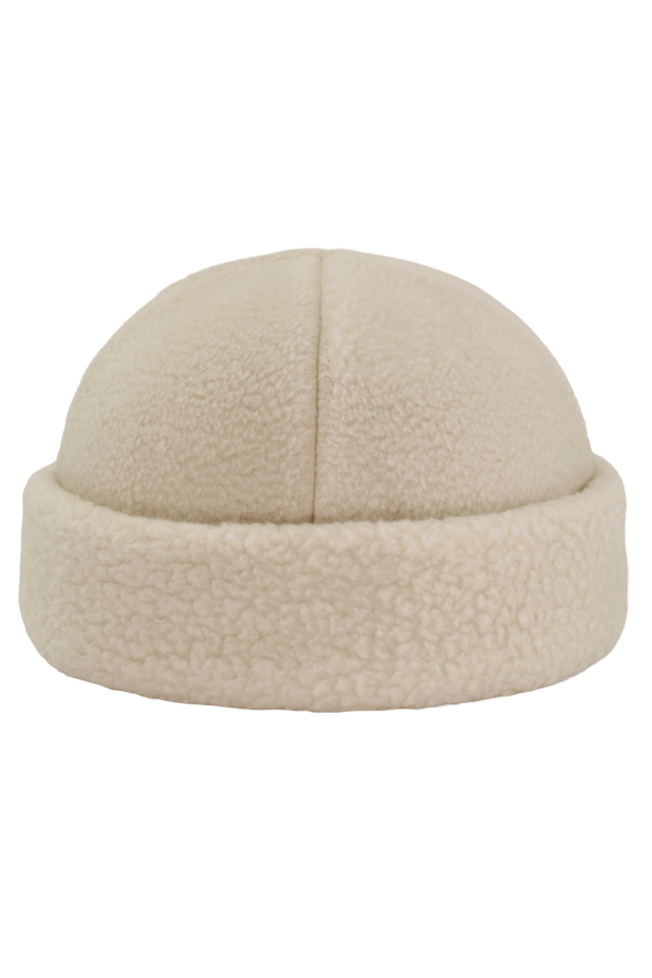 Sherpa Fleece Toque, Creme