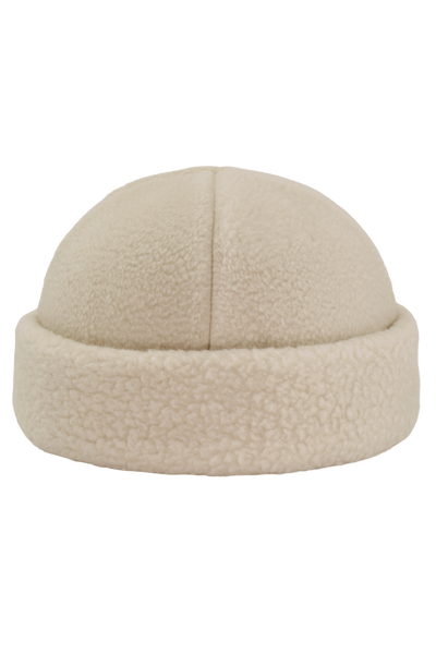 Sherpa Fleece Toque, Creme
