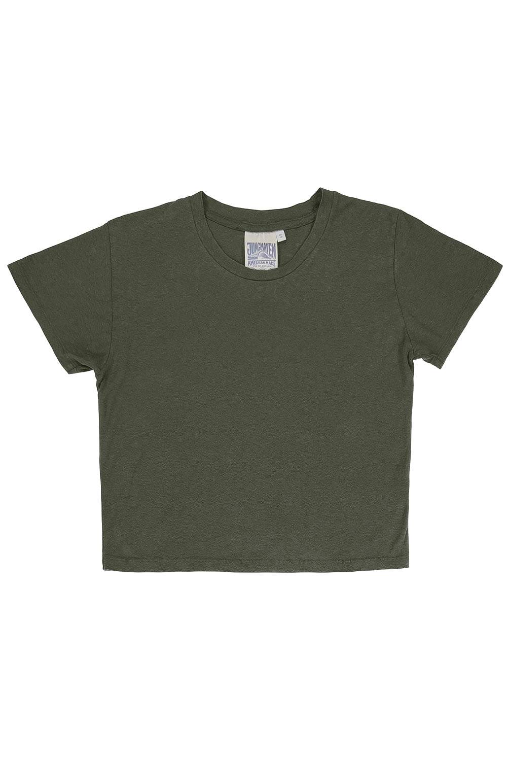 Lorel Crop Tee, Olive