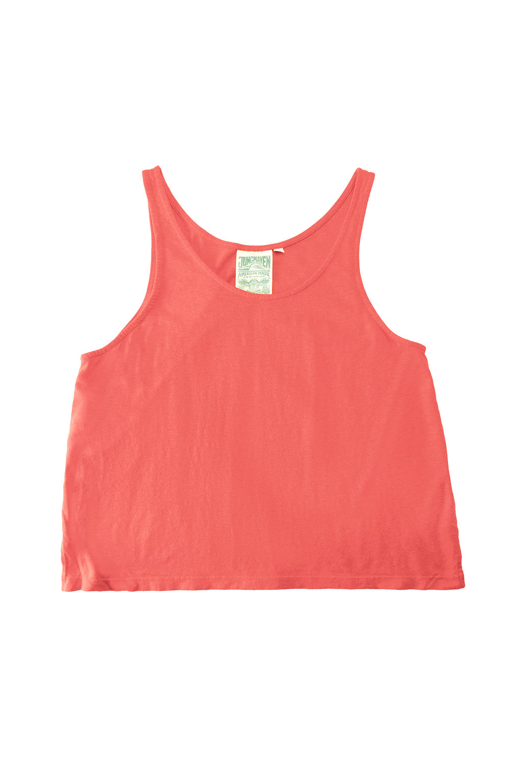 Cropped Tank, Poppy Red