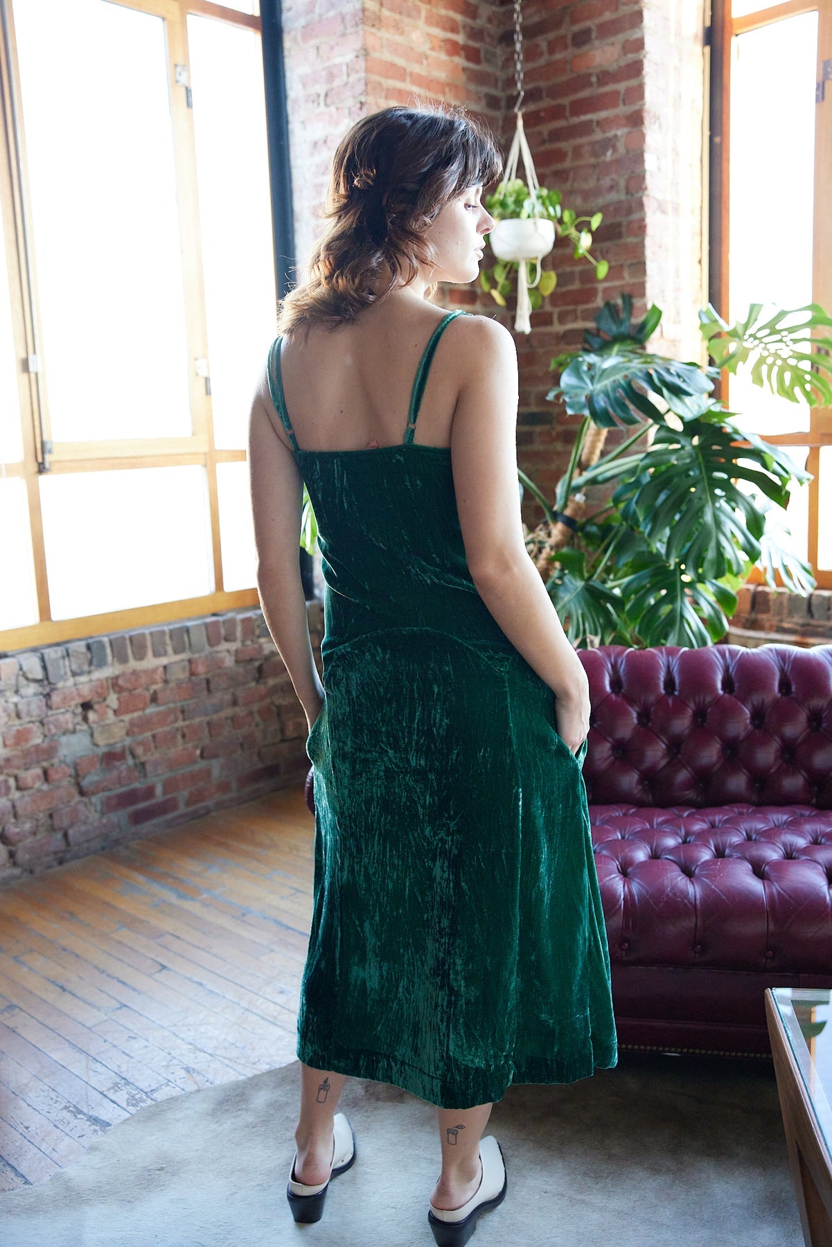 Diana Dress, Emerald