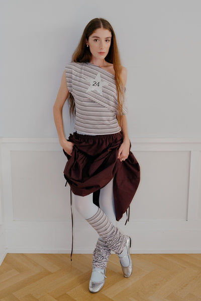 Museum Skirt, Espresso