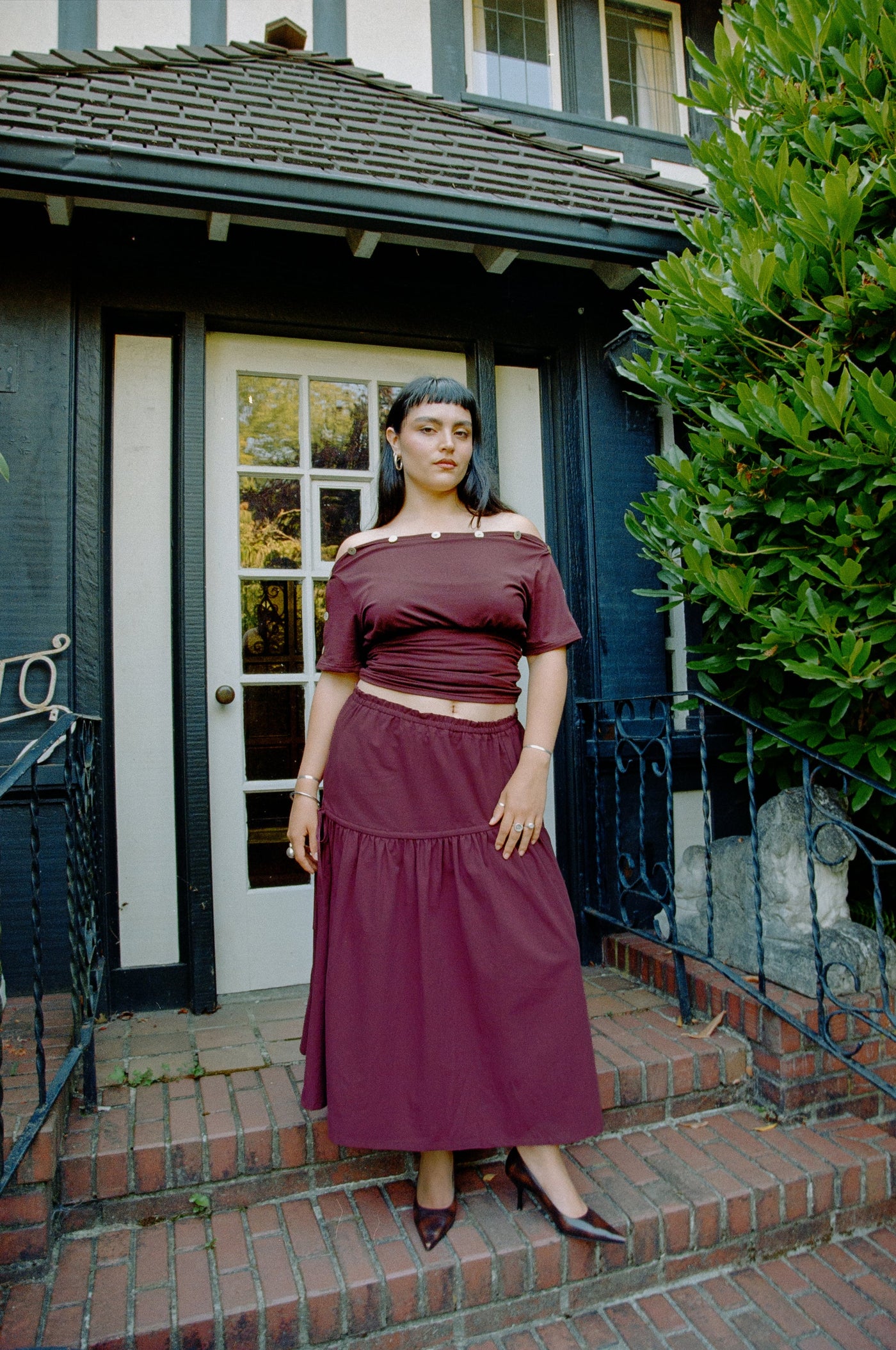 Museum Skirt, Merlot