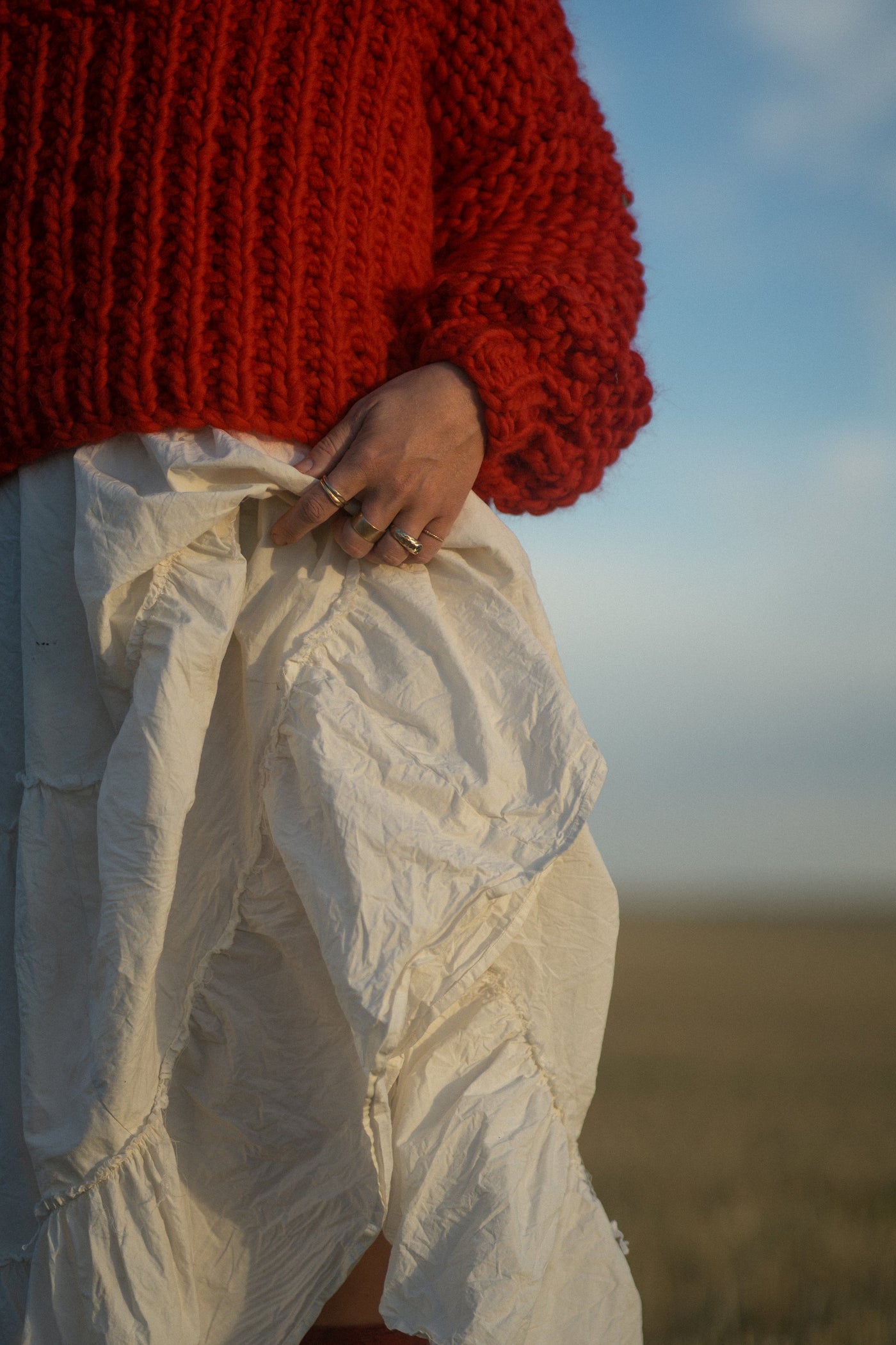 Everyday Sweater, Red