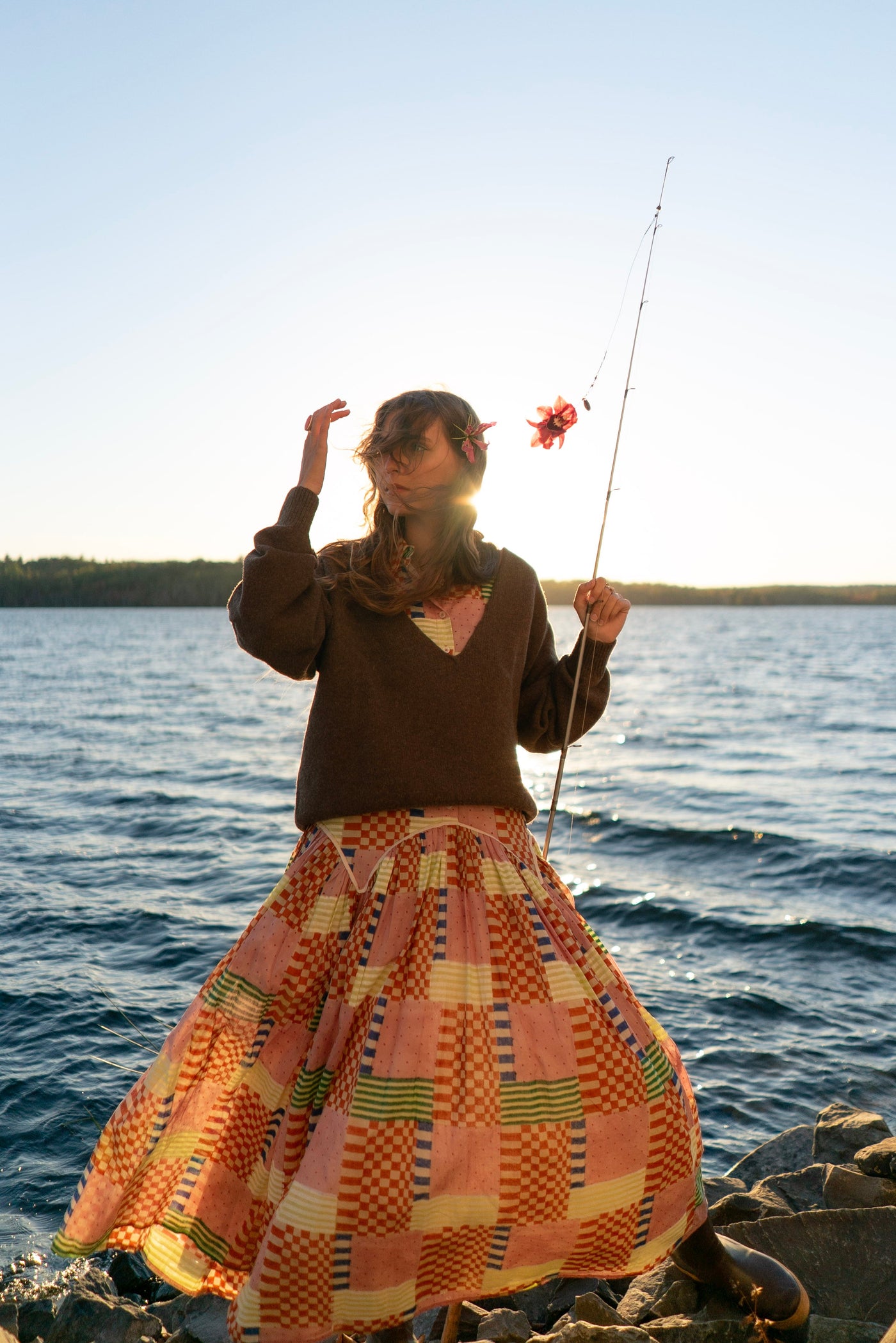 Leila Shirt Dress, Check Mate