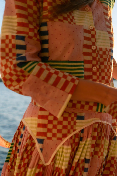 Leila Shirt Dress, Check Mate