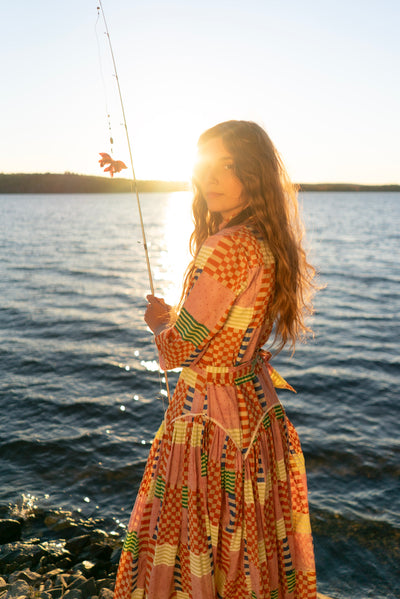 Leila Shirt Dress, Check Mate