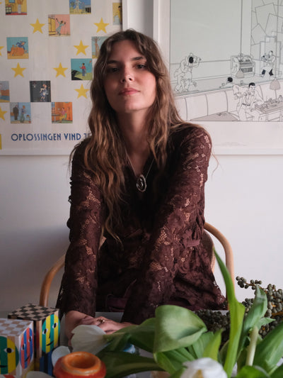 Andrea Pendant Necklace, Silver