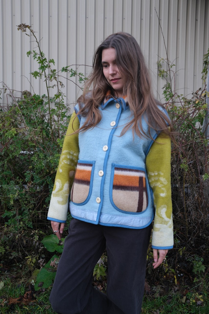 Kim Crop Coat, Autumn Ascent