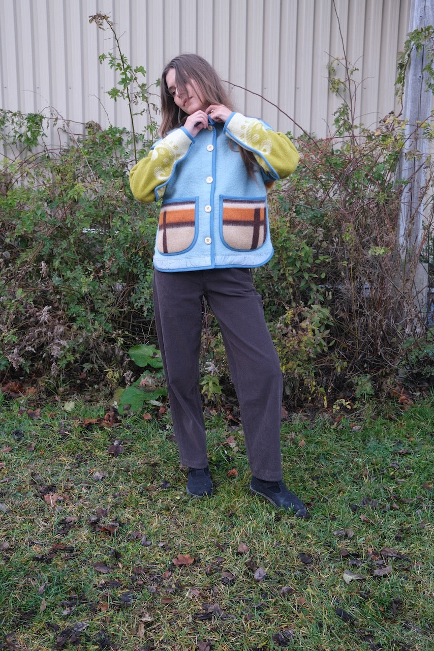 Kim Crop Coat, Autumn Ascent