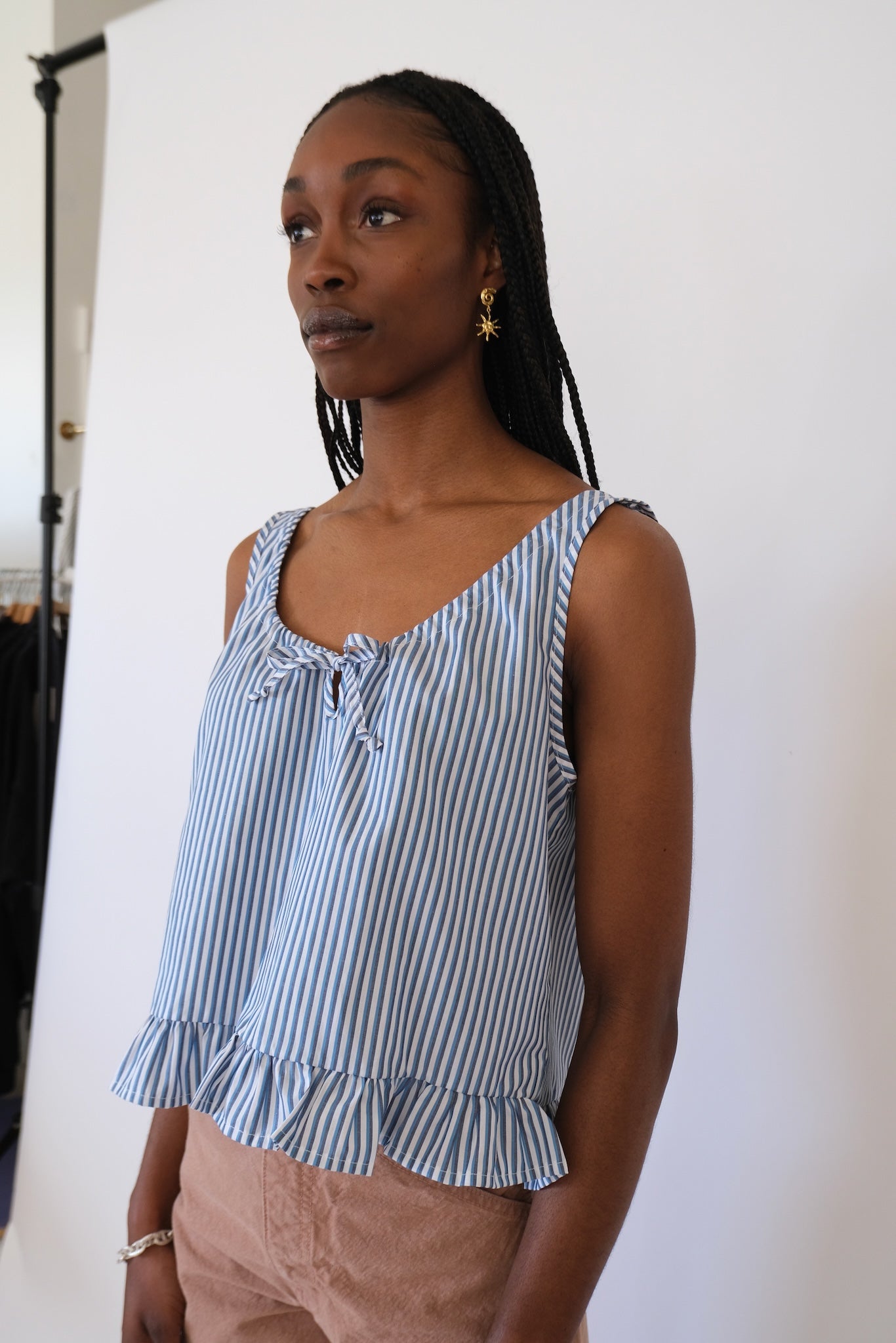 Gari Top, Blue Stripe