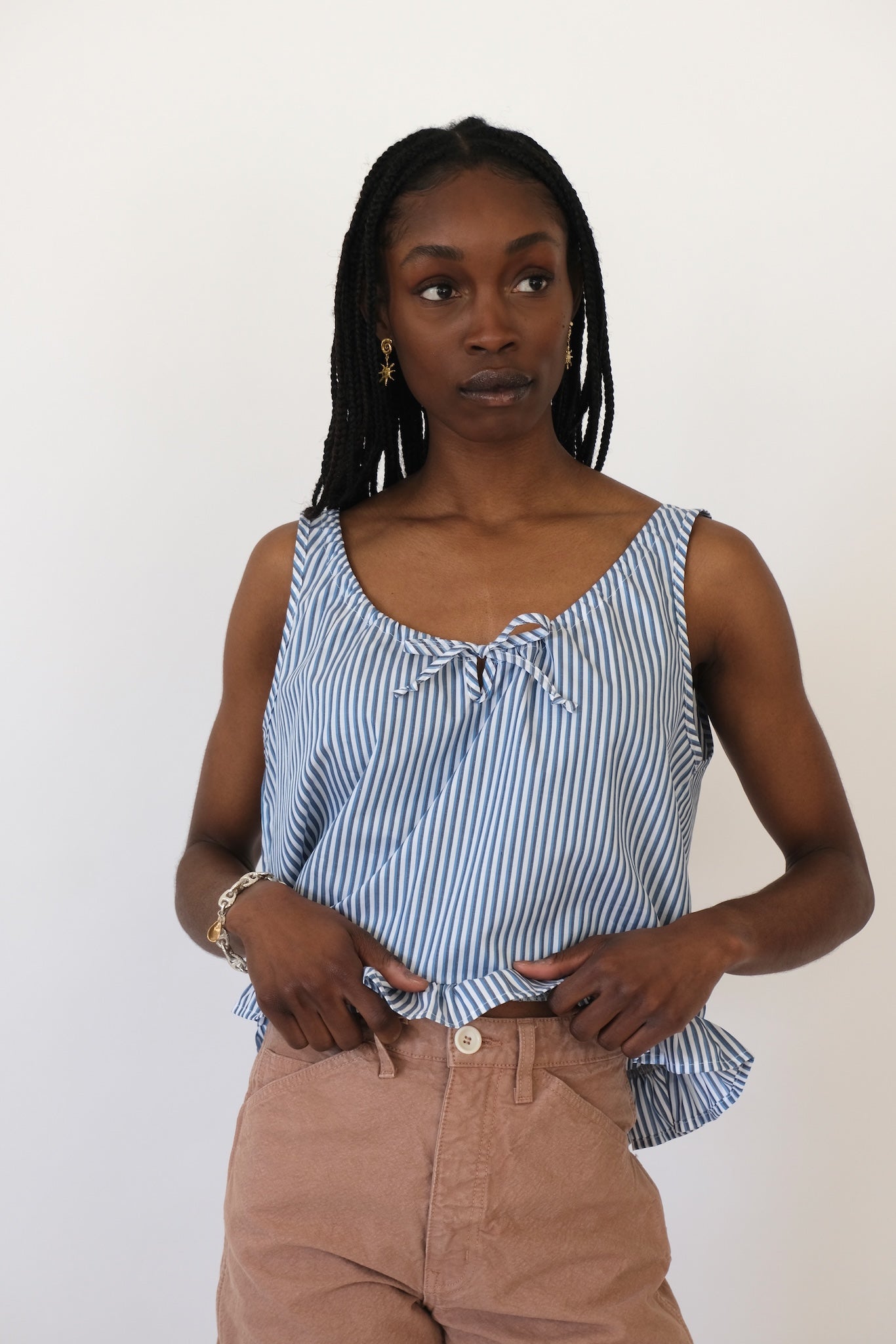 Gari Top, Blue Stripe