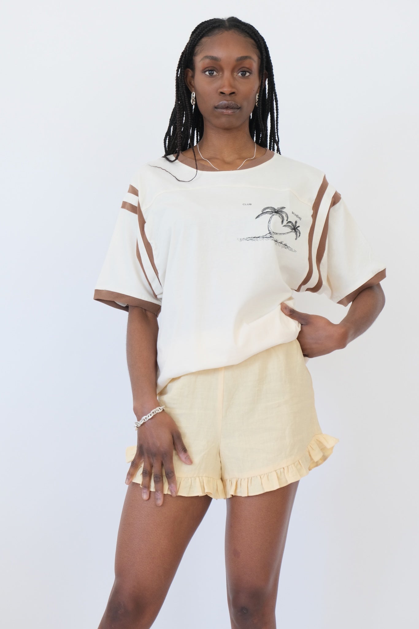 Baxter Short, Yellow Linen