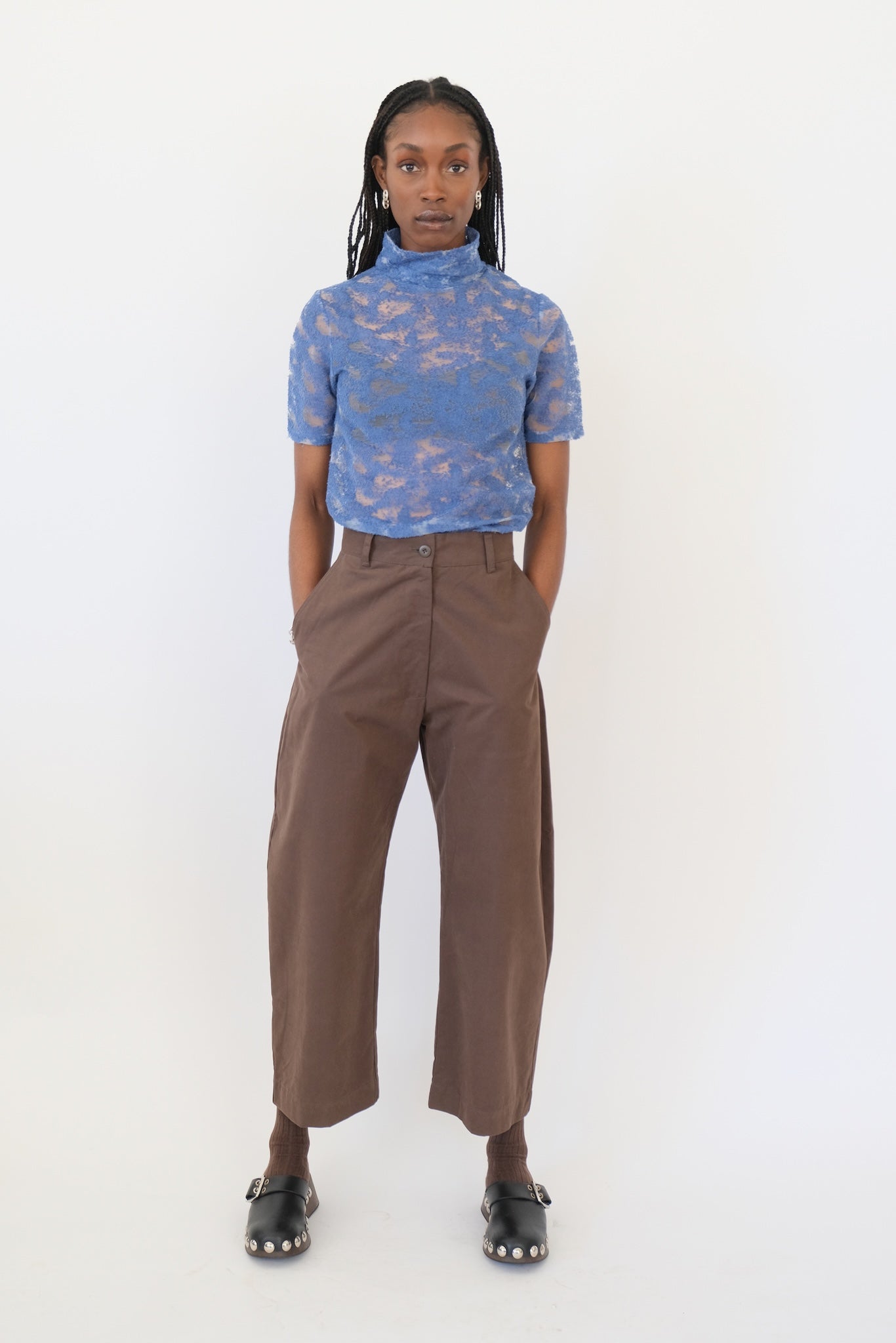 Loose Barrel Pant, Dark Taupe