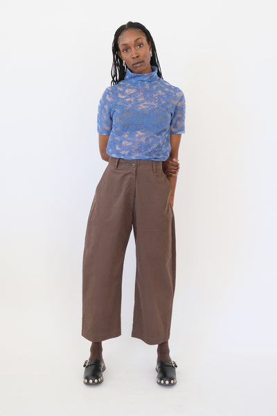 Loose Barrel Pant, Dark Taupe