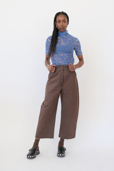 Loose Barrel Pant, Dark Taupe
