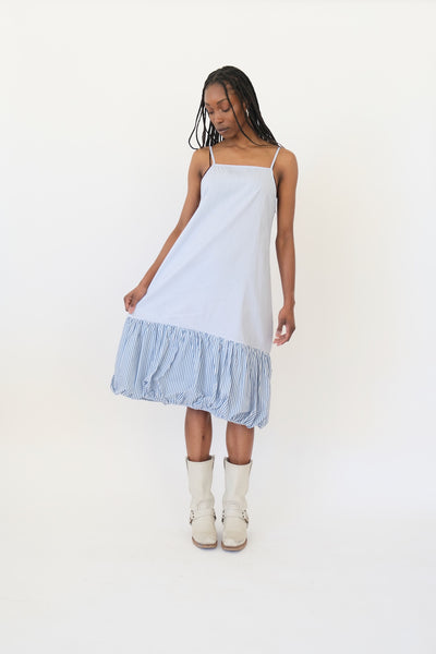 Dennis Dress, Blue + Multi Stripe