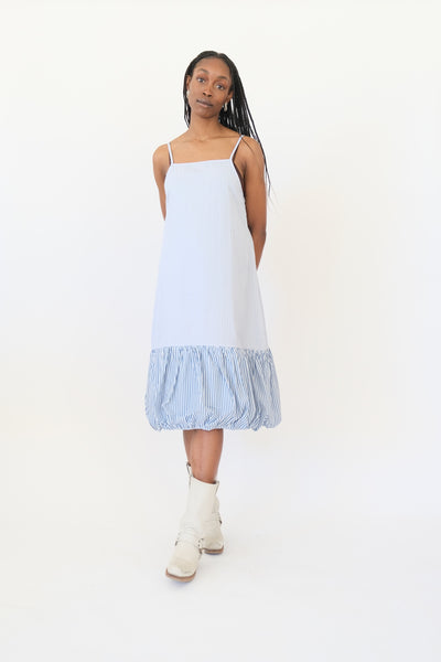 Dennis Dress, Blue + Multi Stripe
