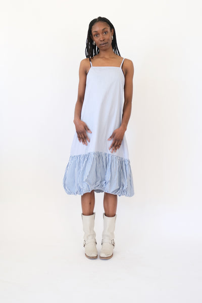 Dennis Dress, Blue + Multi Stripe